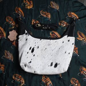 Klassy Cowgirl Hair on Cowhide Hobo Bag
